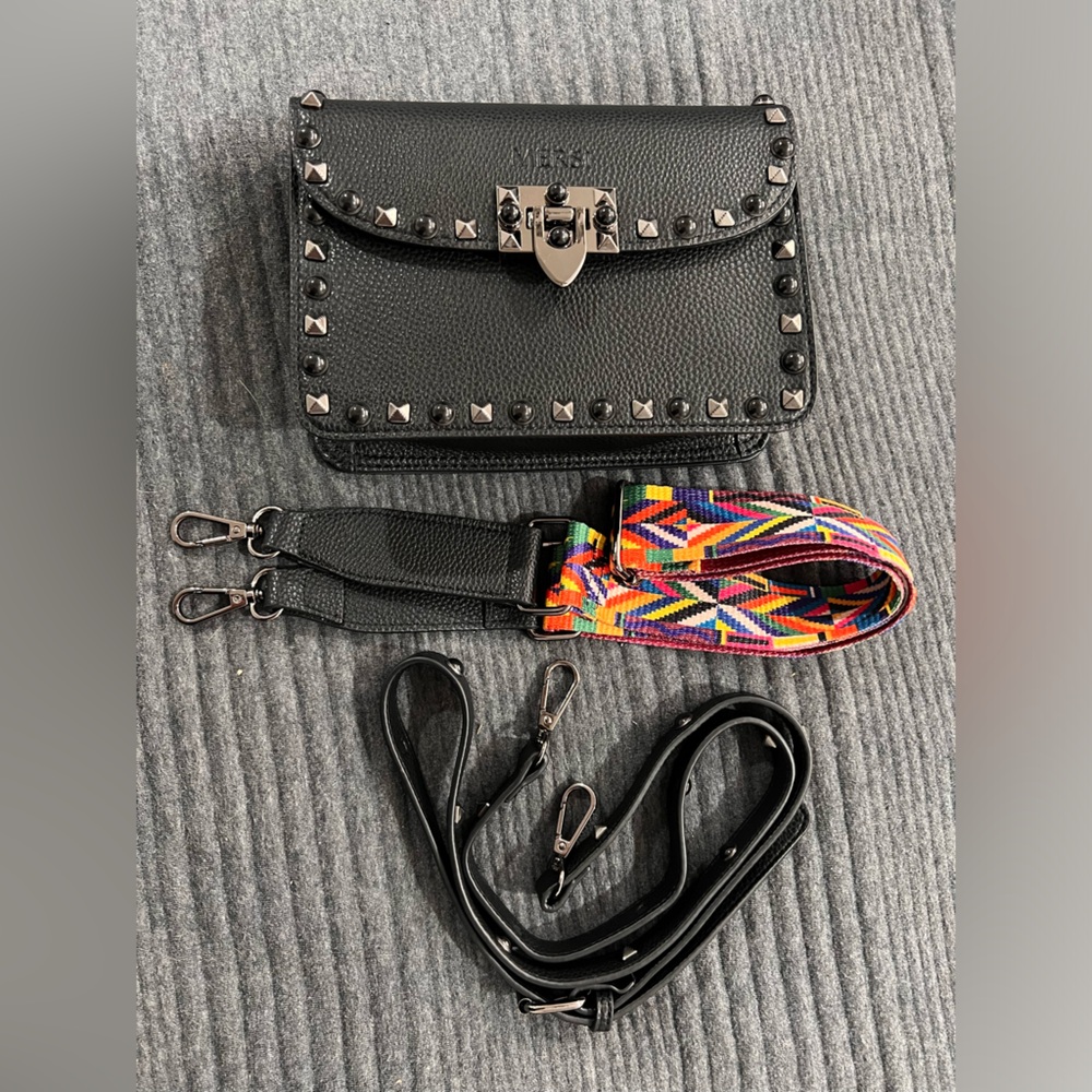 Mersi Handbag Ruby Crossbody Black Bag | Like New | Great Condition